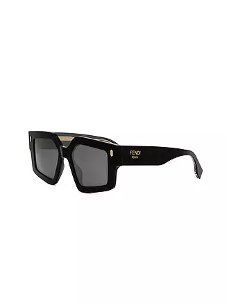 FENDI | FENDI Roma schwarze eckige Sonnenbrille | 